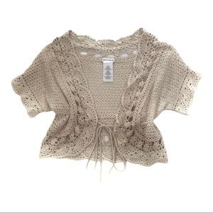 Crocheted Bolero Sz. L